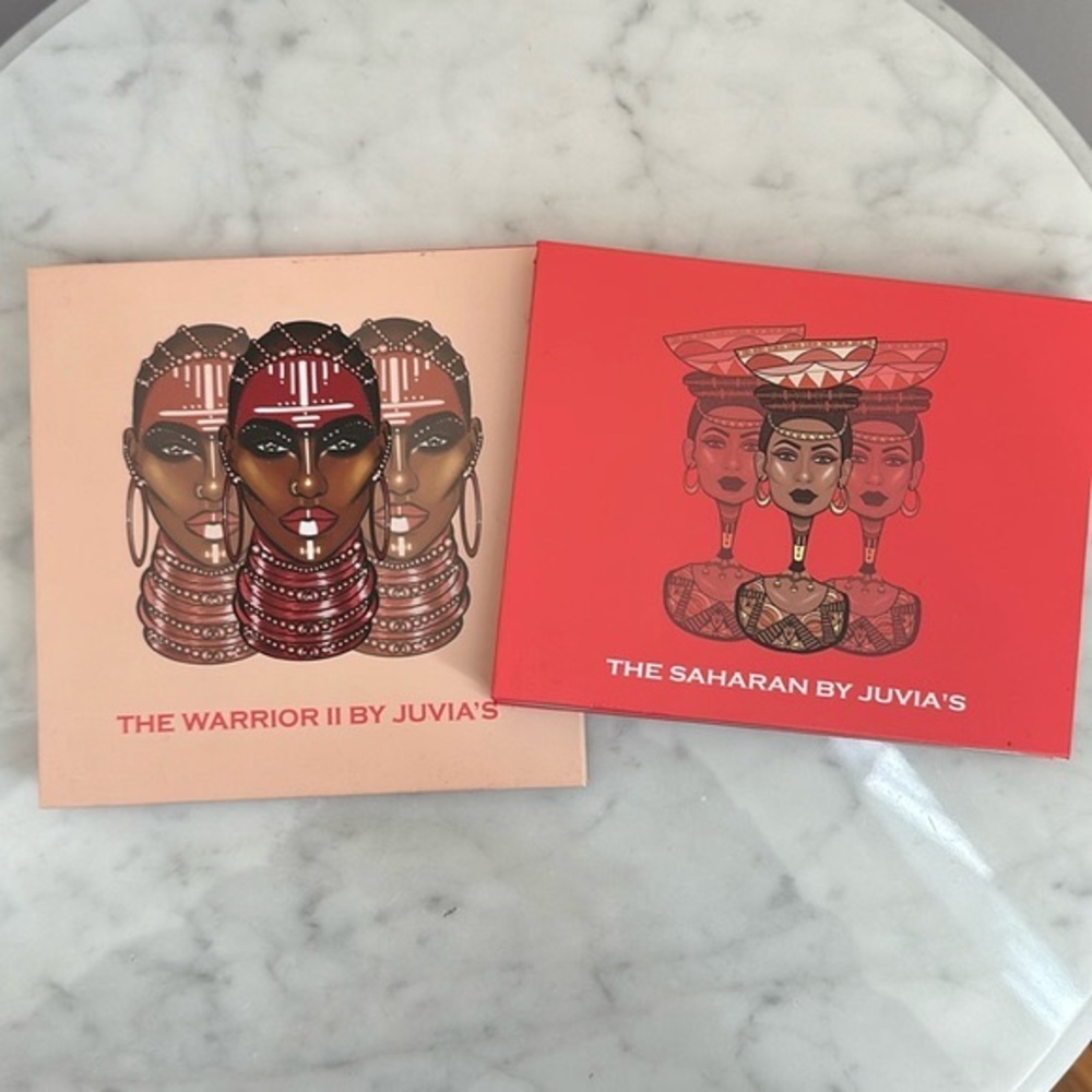 The Saharan and The Warrior I by Juvia’s eyeshadow palettes!